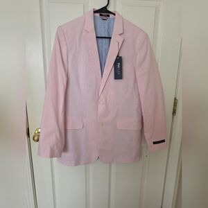 Tommy Hilfiger Light Pink Cotton Blazer Size 20 (Big Kids)